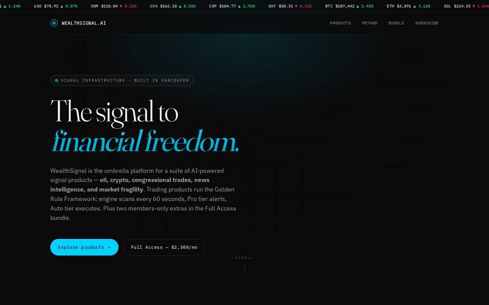 WealthSignal - wealthsignal.ai